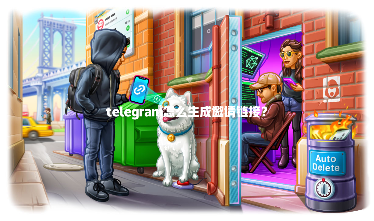 telegram怎么生成邀请链接? 一